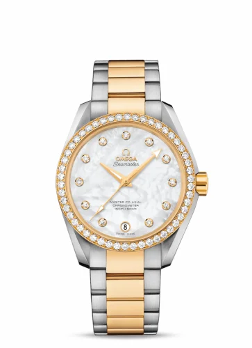 Omega Seamaster Aqua Terra 150M Master Co-Axial 38.5 Stainless Steel / Yellow Gold / Diamond / MOP / Bracelet 231.25.39.21.55.002 (23125392155002)